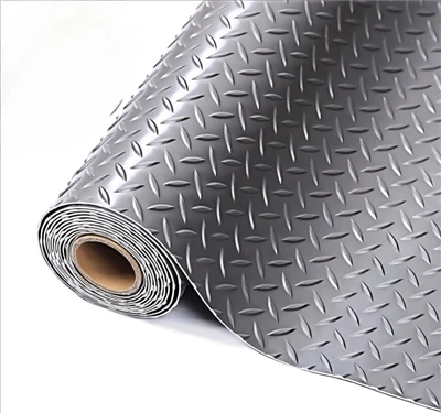 Rombli tal-paviment tal-garaxx tal-pvc tal-pjanċa tad-djamanti